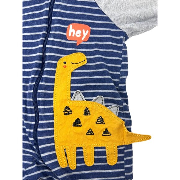 Baby Boy's - 3 Sleepers  in Navy & White with Colorful Designs - Size 0-3 Month - Picture 6 of 9